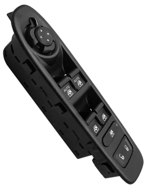 Front Left Door Window Switch Fit for Jeep Compass 2017-2021, Driver Side Master Window Mirror Power Switch with Folding Assembly Replace 6BZ27LXHAA