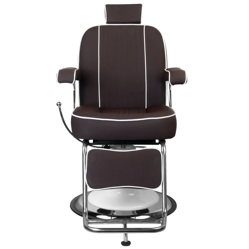 Gabbiano amadeo brown barber chair