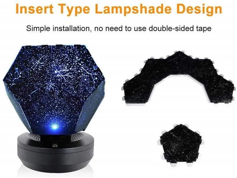 Galaxy Night Light Projector - Star and Planetarium Light Show