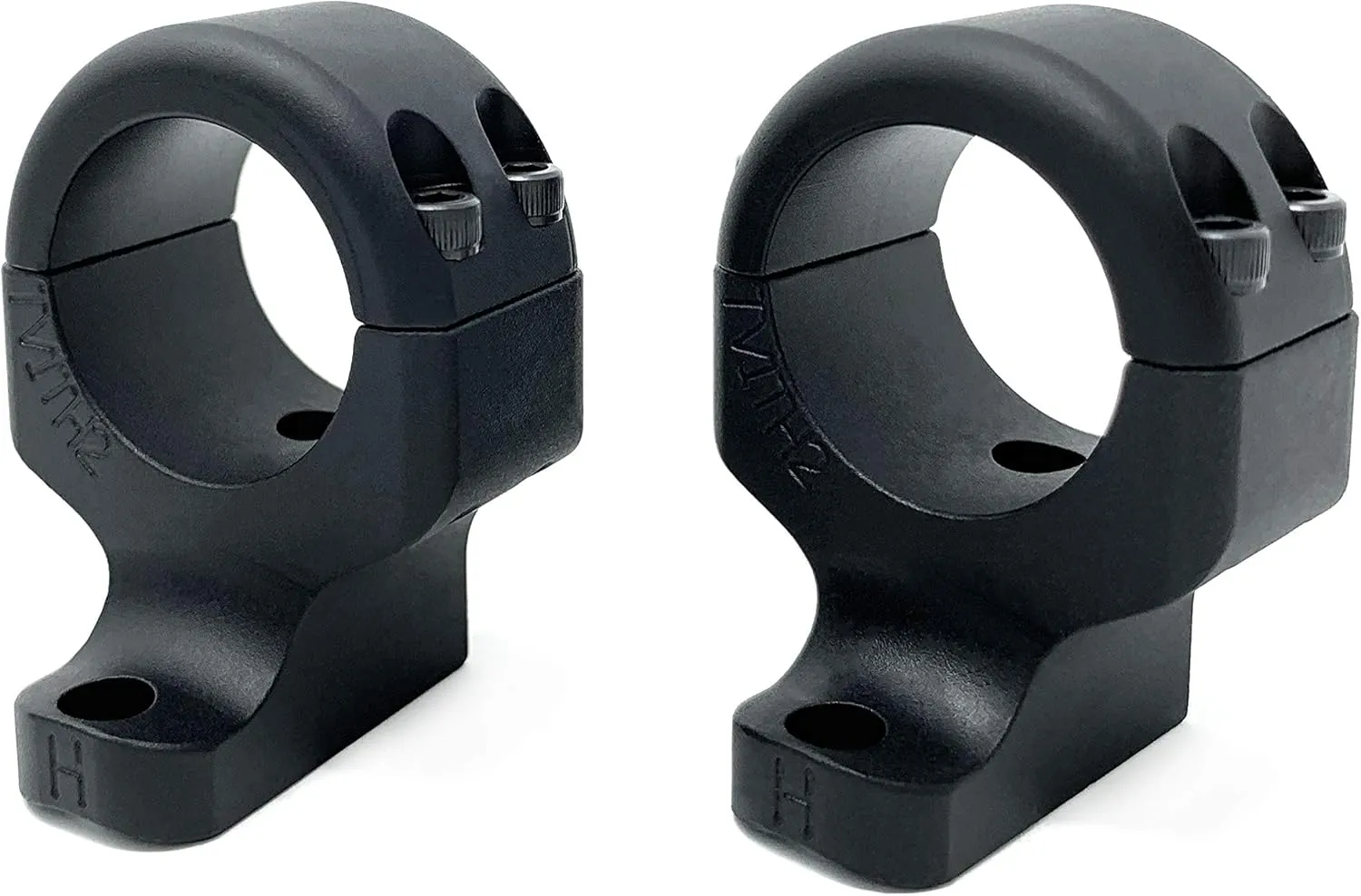 Game Reaper 2: Thompson Center Venture & Compass - Long & Short Action - High Mount - Tactical, Black, 1 inch, 4 Screws per Ring