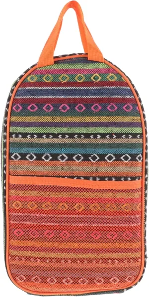 GANAZONO Camping Cooking Kit Cotton Blend Utensil Organizer Bag Portable Hiking Cutlery Pouch Storage for Camping Supplies (random Texture)