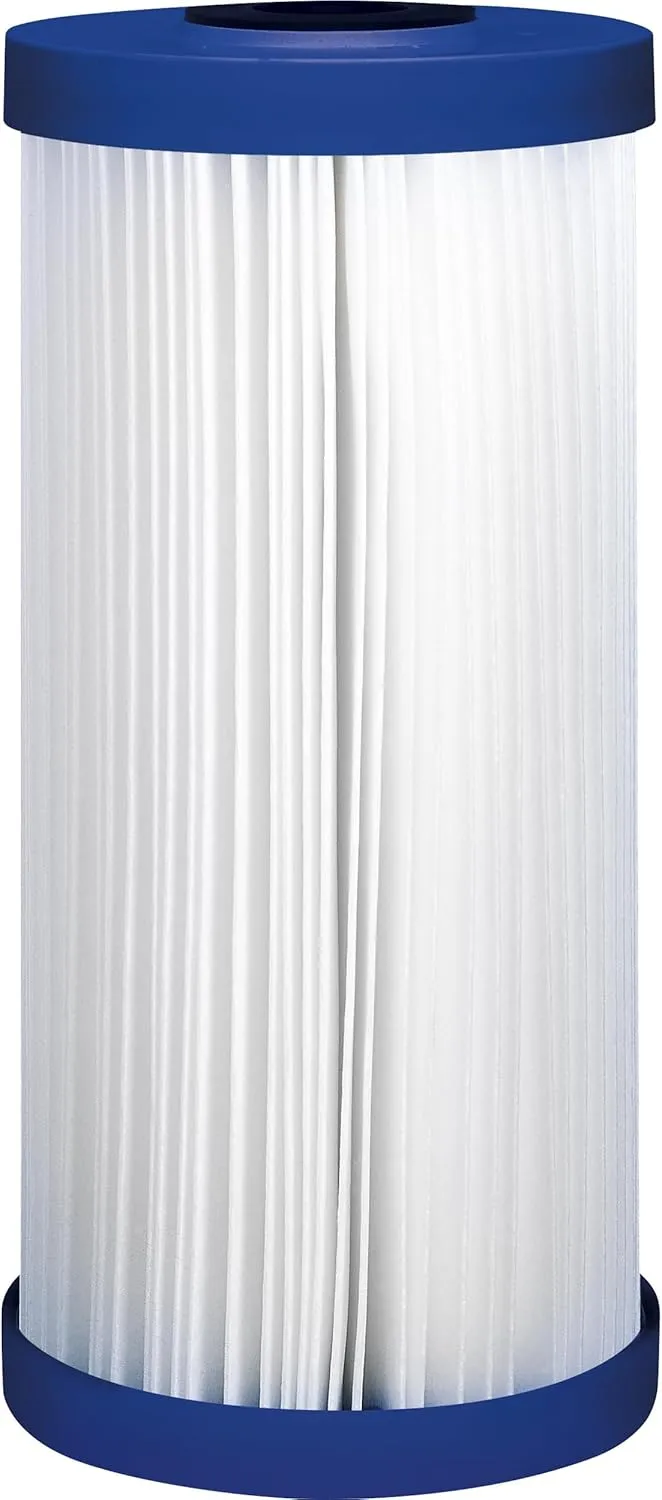 GE FXHSC Whole House Water Filter | Replacement for Water Filtration System | NSF Certified: Reduces Sediment, Rust & Other Impurities from Water | Replace Every 3 Months for Best Results | 1 Filter