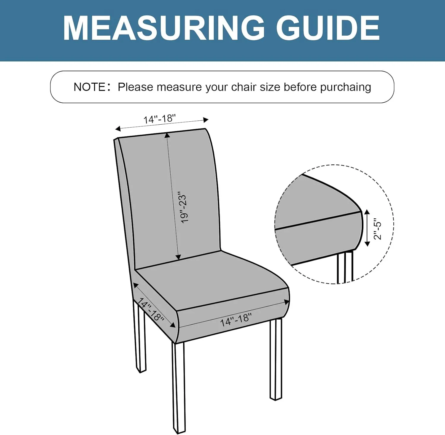 Genina Waterproof Chair Covers for Dining Room, Stretch Jacquard Dining Chair Slipcovers Removable Washable Chair Protector for Kitchen, Hotel, Restaurant (Leaves-Taupe, 6 PCS)