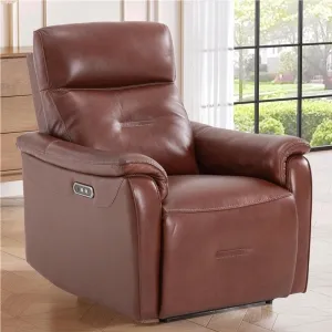 Genuine Leather Power Lift Adjustable Recliner with Massage for Elderly Sofa Chair High Back Theater Living Room