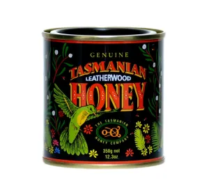 Genuine Tasmanian Leatherwood Honey Raw Unheated Unfiltered and Hand-Crafted - 12.3 oz