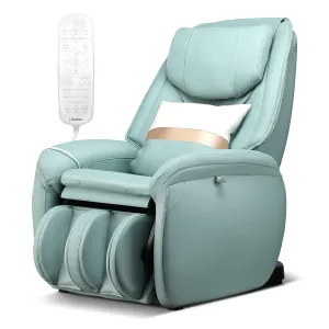 Giantex Full Body Massage Chair, Zero Gravity SL Track Electric Recliner with Reversible Footrest, Back Heater, Wheels & Pillow, Shoulder Detection, Calf Airbag, No Installation, Free Indoor Delivery