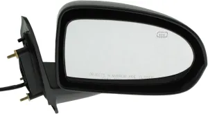 Go-Parts - Power Mirror for Jeep Compass 2016-2017, Right (Passenger), Manual Folding, Heated, Paintable, Without Auto Dimming, Blind Spot Detection, Memory, and Signal Light, Replacement