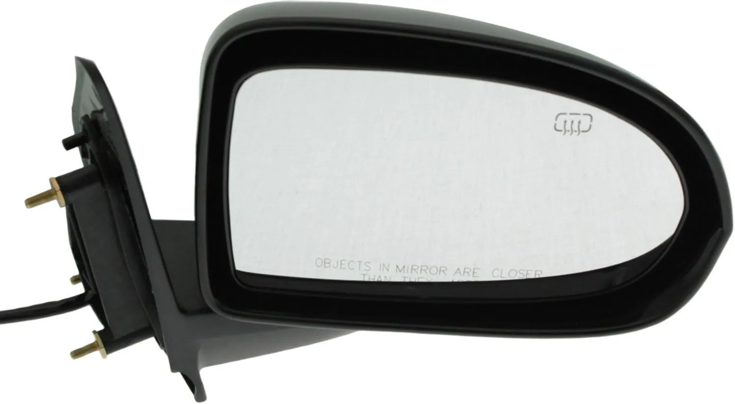 Go-Parts - Power Mirror for Jeep Compass 2016-2017, Right (Passenger), Manual Folding, Heated, Paintable, Without Auto Dimming, Blind Spot Detection, Memory, and Signal Light, Replacement