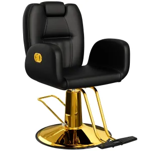 Gold Reclining Salon Chair BS-145