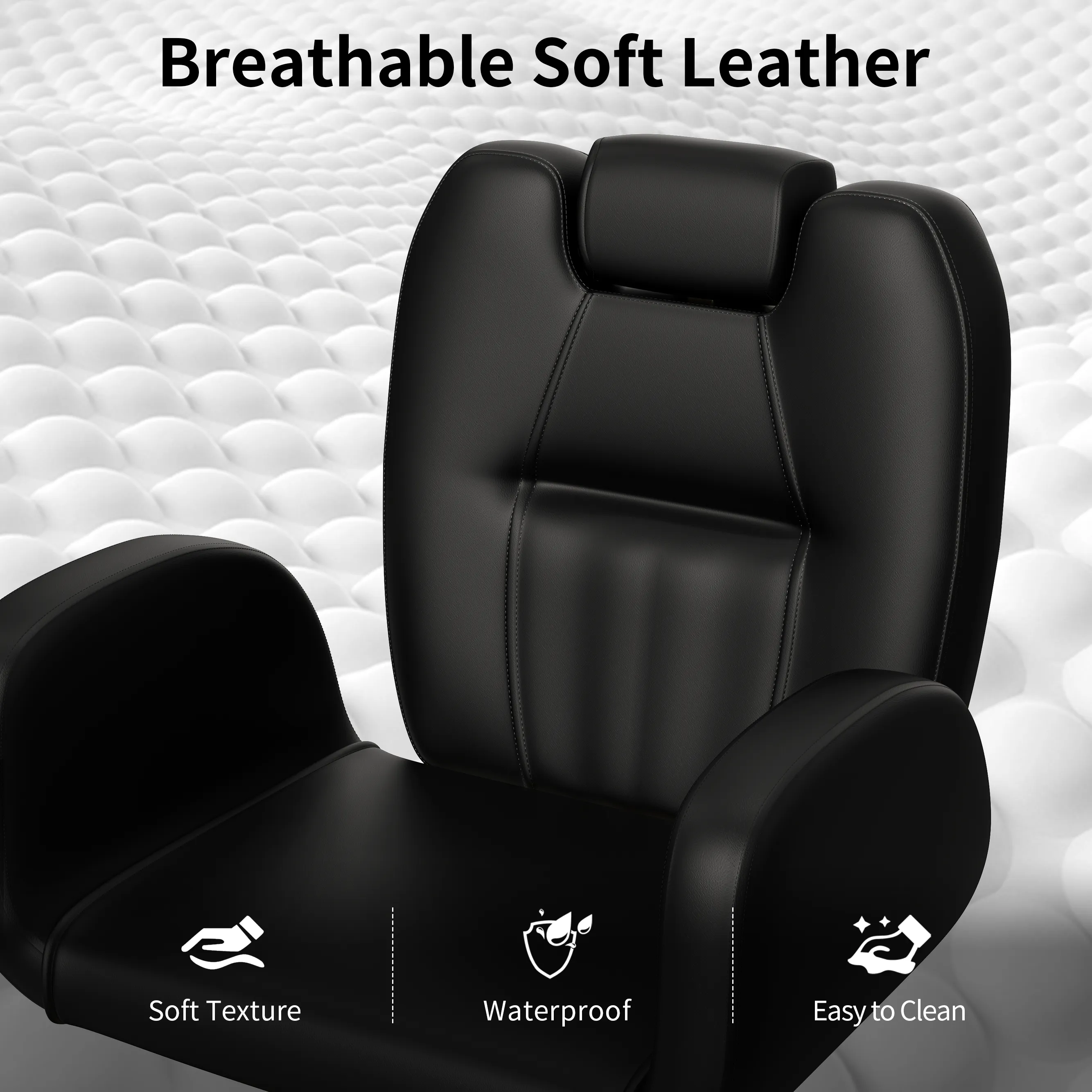 Gold Reclining Salon Chair BS-145
