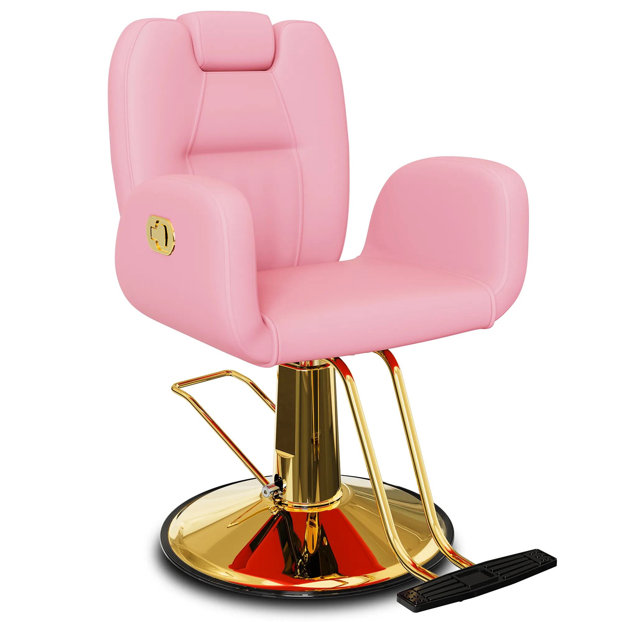 Gold Reclining Salon Chair BS-145
