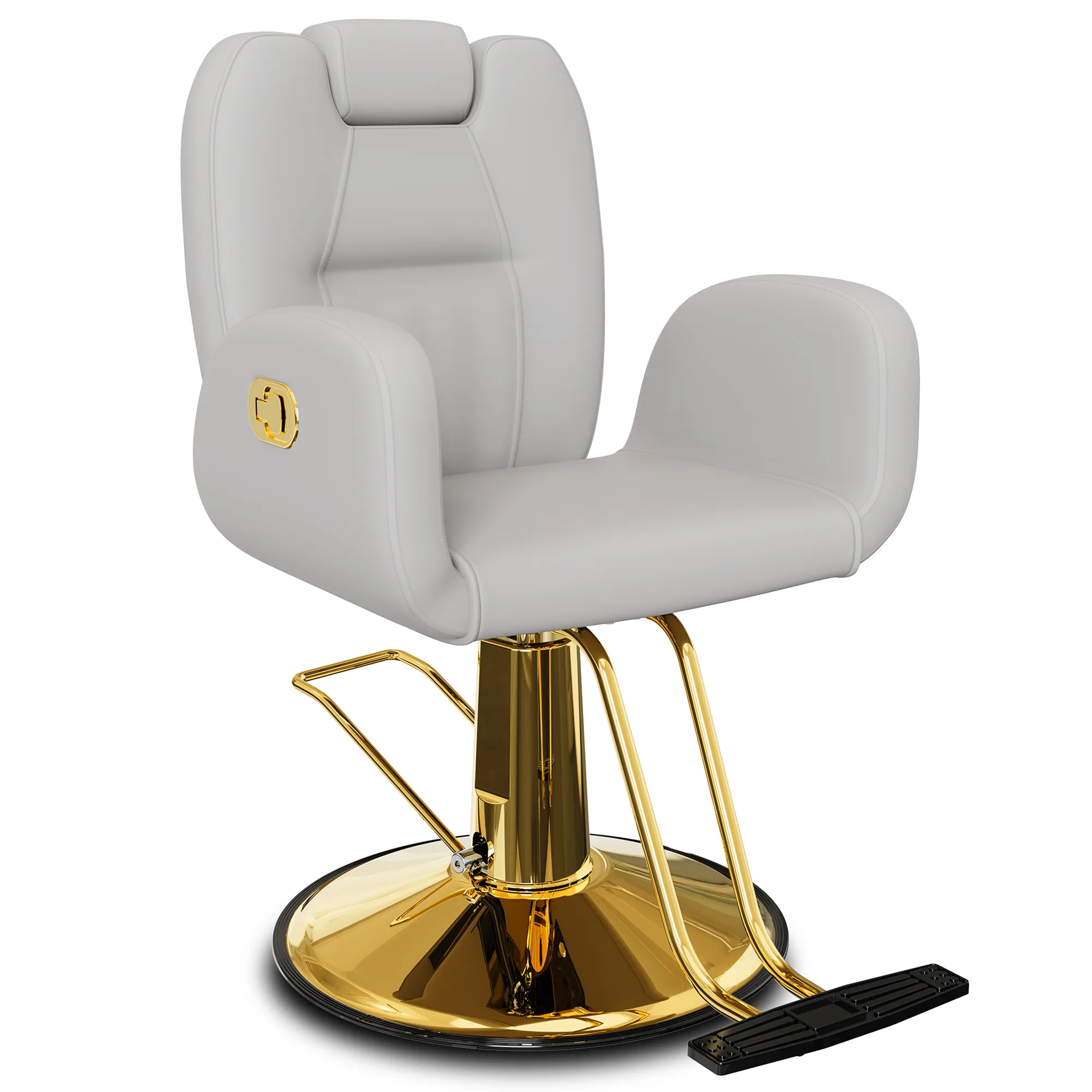 Gold Reclining Salon Chair BS-145
