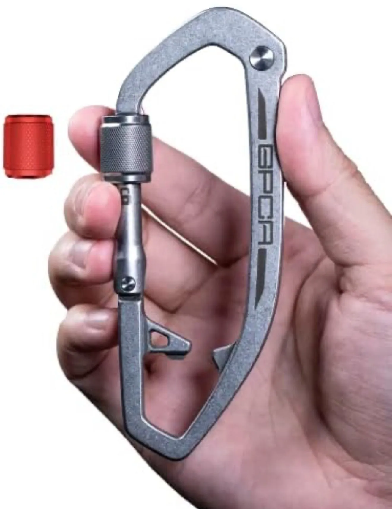 GPCA Carabiner Keychain Clip, Key Organizer, Key Ring, car Key Holder, Multi Tool EDC Gear with Bottle Opener
