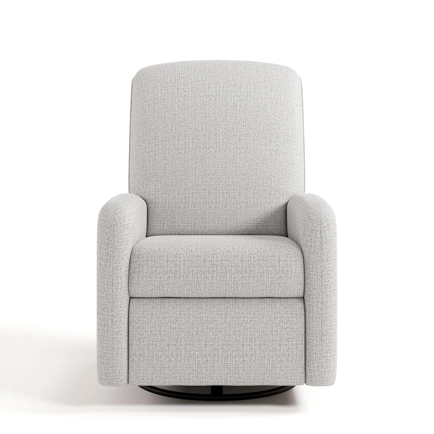Graco Bellwood Power Recliner Swivel Glider (Steel Basketweave) – Electronic Power Recliner for Nursery, Includes Dual-USB Charging Port for USB-A & USB-C, Glider Rocking Chair with Full Recline