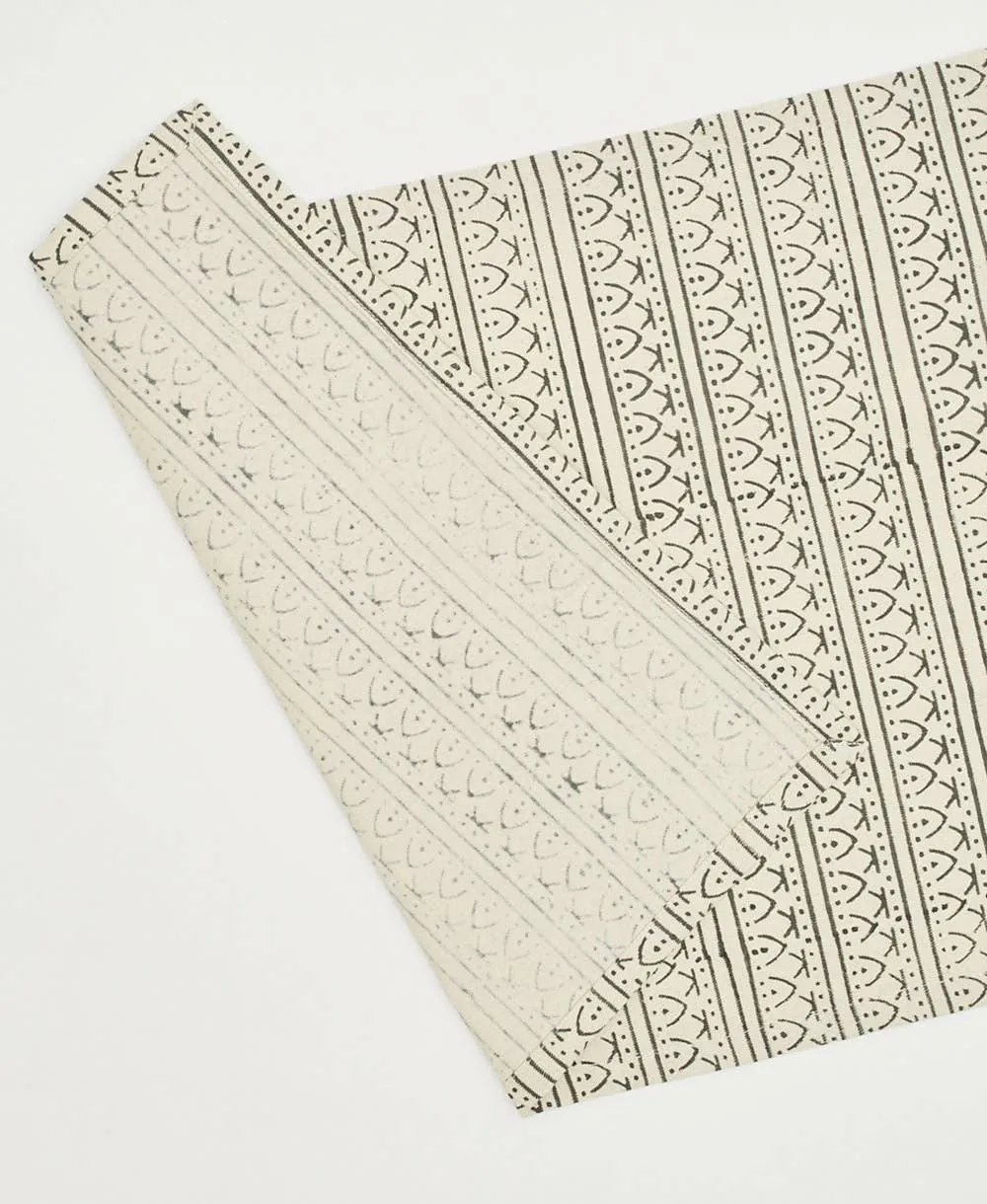 Graphic Block Print Placemat Set - Cobalt