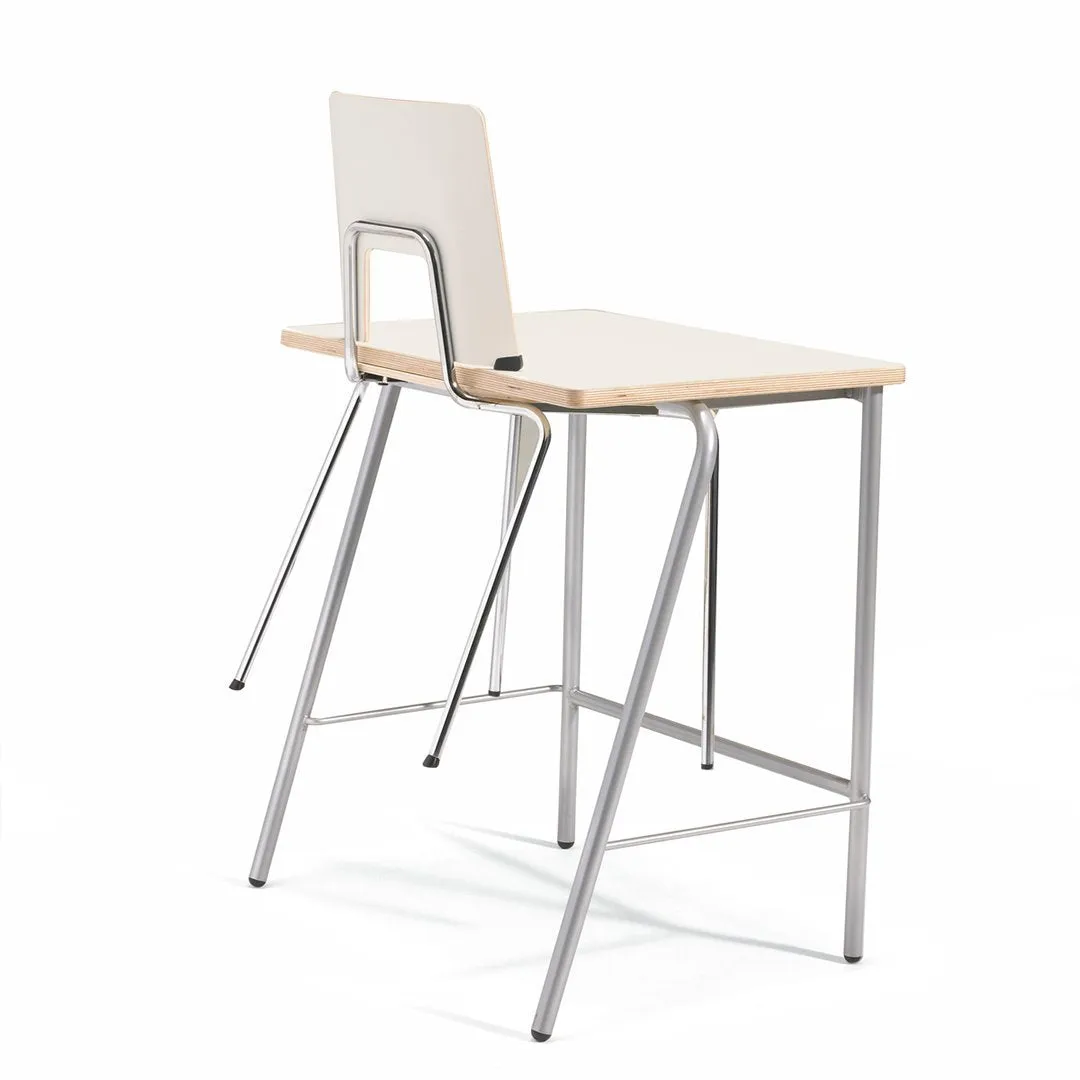 Grip Four Leg Base - Unupholstered, High Back