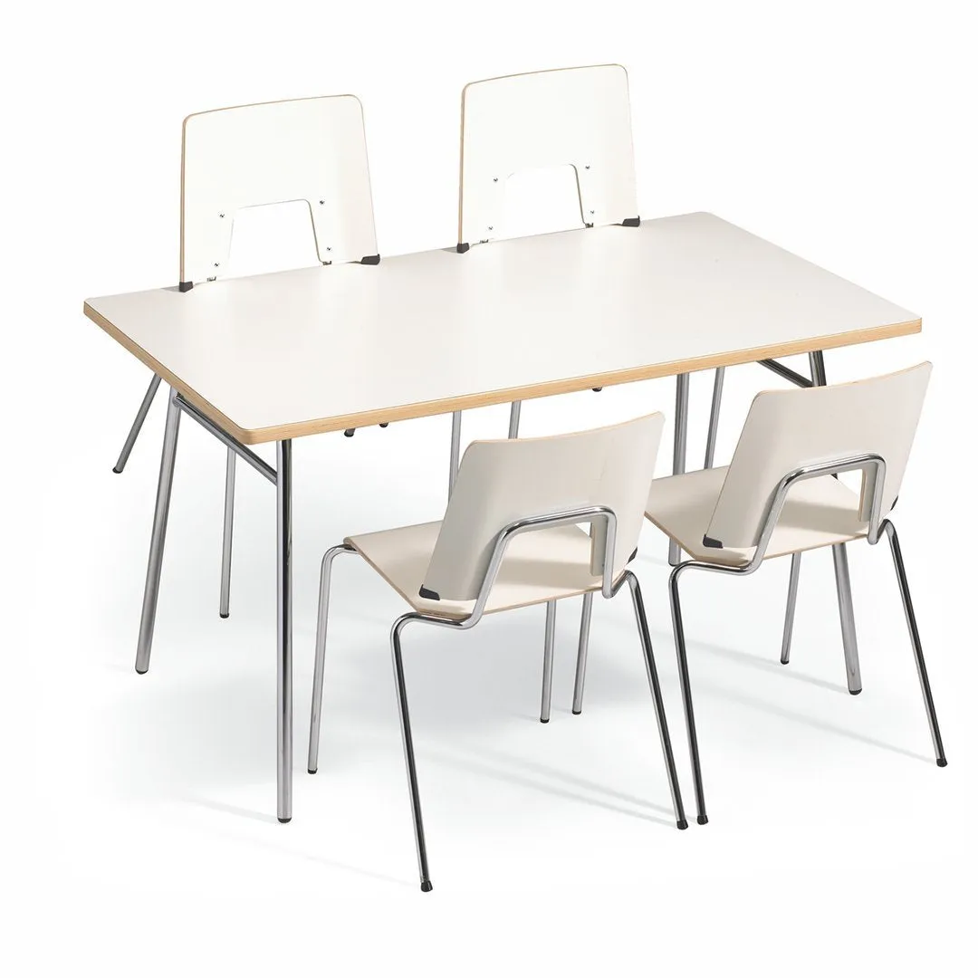 Grip Four Leg Base - Unupholstered, High Back