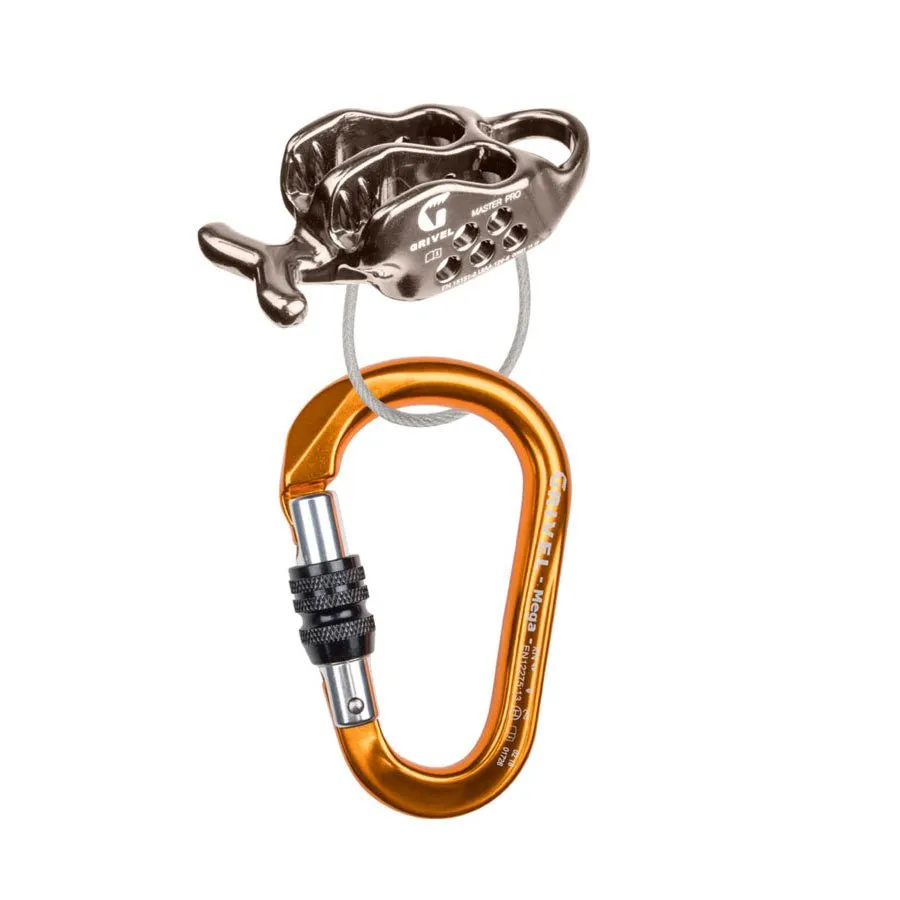 Grivel Master Pro Belayer with K6N Climbing Belayer Kit