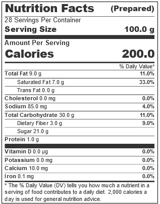 G.S Gelato, Plant Based Cashew Milk Himalayan Salted Caramel Frozen Dessert, 5 L. (1 Count)
