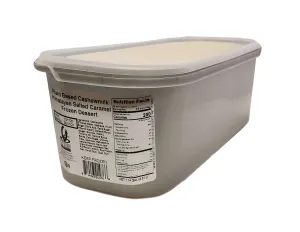 G.S Gelato, Plant Based Cashew Milk Himalayan Salted Caramel Frozen Dessert, 5 L. (1 Count)