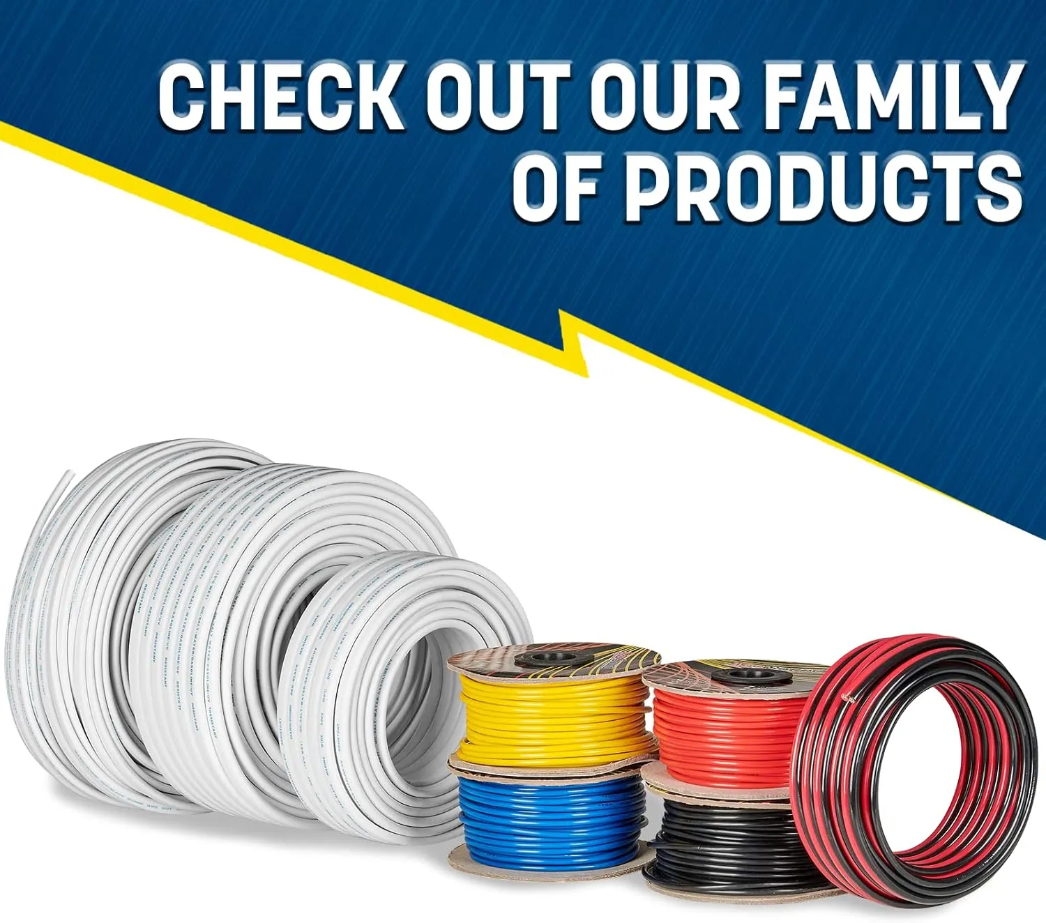 GS Power Marine Wire - 200 Ft, 14 Gauge AWG Electrical Boat Wiring - Oxygen-Free Insulated Black and Red Sheathed Copper