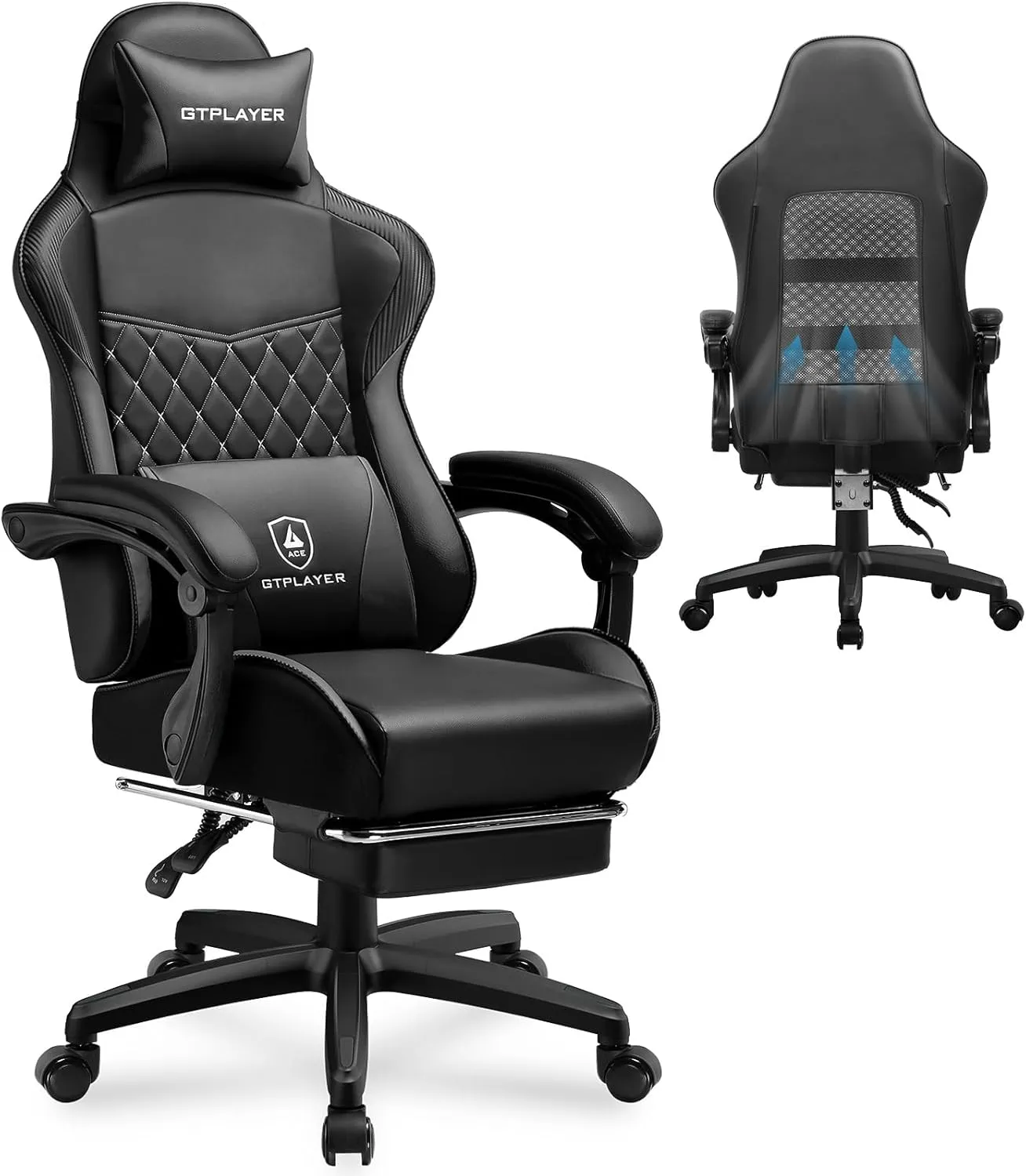GTPLAYER High Back Gaming Chair: Ultimate Comfort
