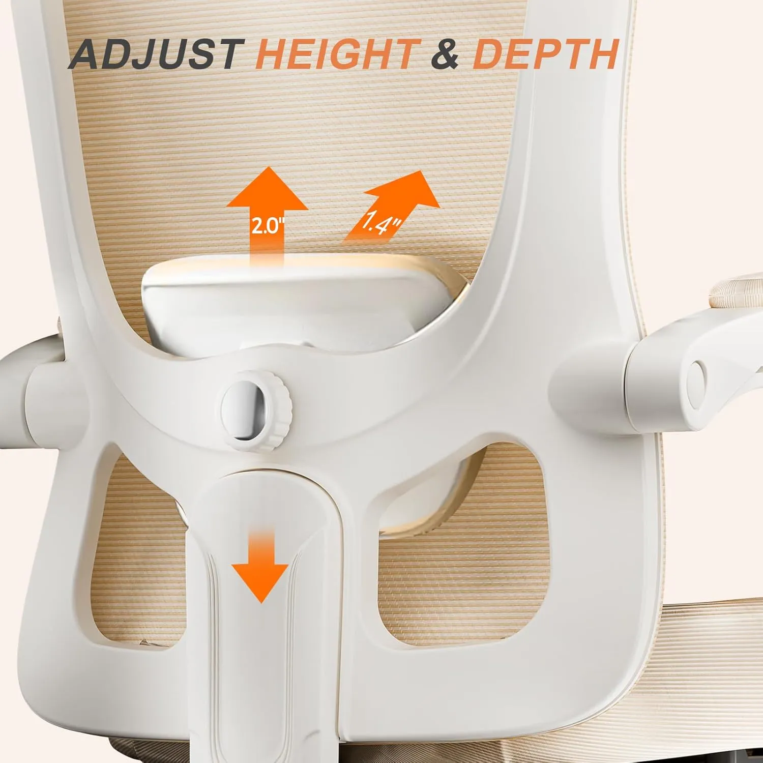 GTRACING Ergonomic High-Back Office Chair with Strong Adjustable Lumbar Support Breathable Mesh Gaming Chair with Wide Seat Footrest Sturdy Computer Desk Chair with SGS Certified Class 3 Gas Cylinder
