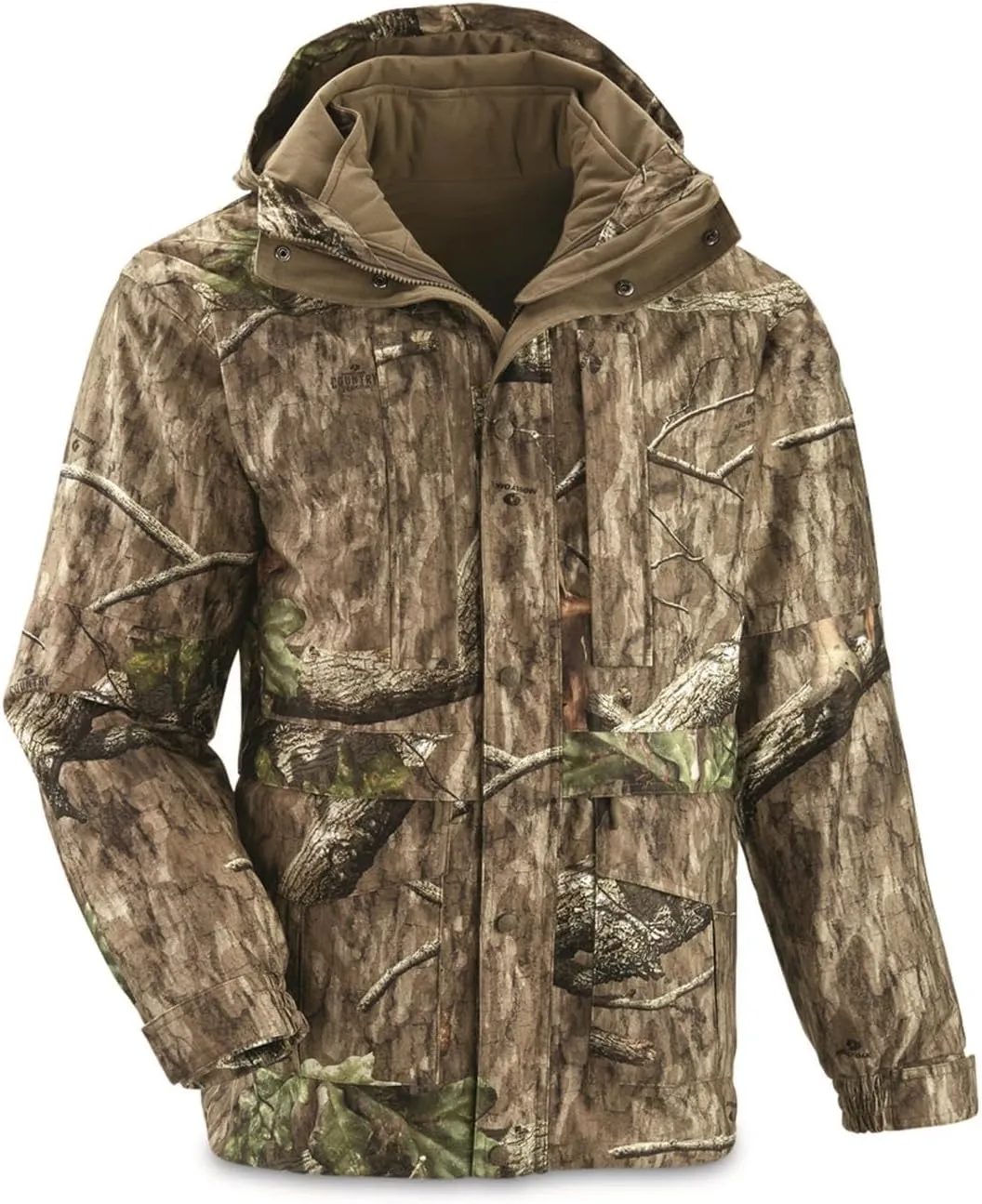 Guide Gear Steadfast 4-in-1 Hunting Jacket Parka, Waterproof Insulated Cold-Weather Thinsulate Coat