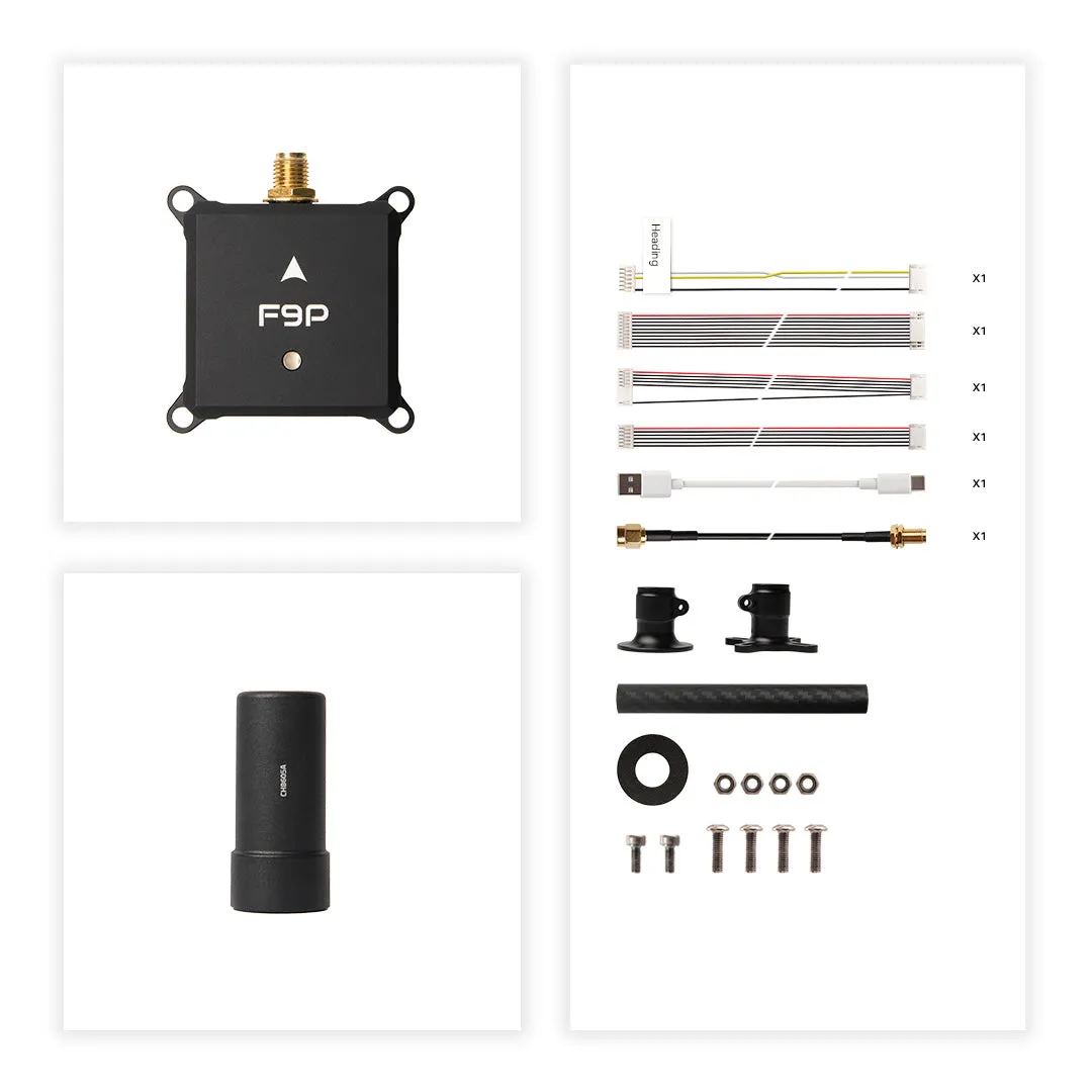 H-RTK NEO-F9P w/ Helical Antenna