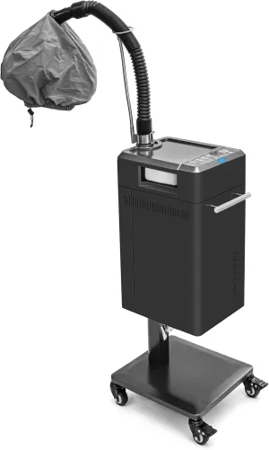 Hair Steamer Micro Mist Scalp Detoxify for Hair Wash Reclining Chair Bed Attachment Professional Hair Care for Salon SPA Barber Shop Fully Metal Meterial Elitzia ET1940