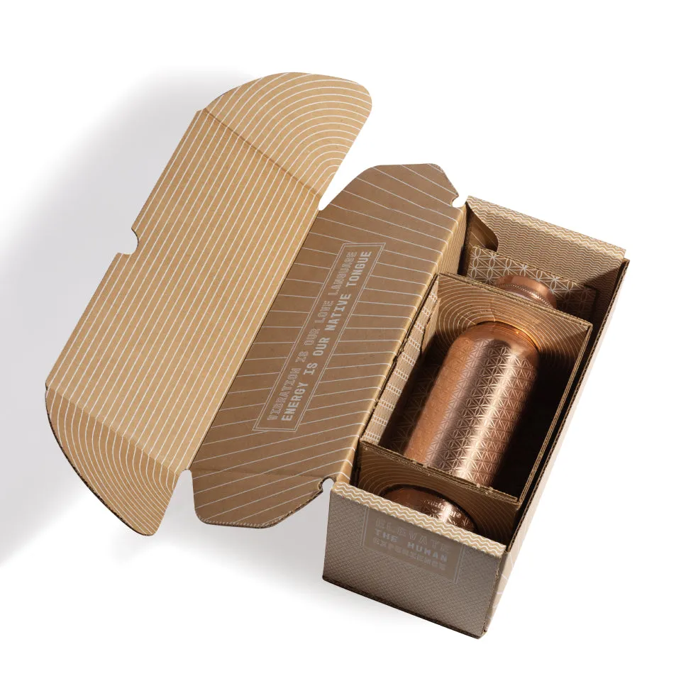 Handcrafted Copper Water Bottle