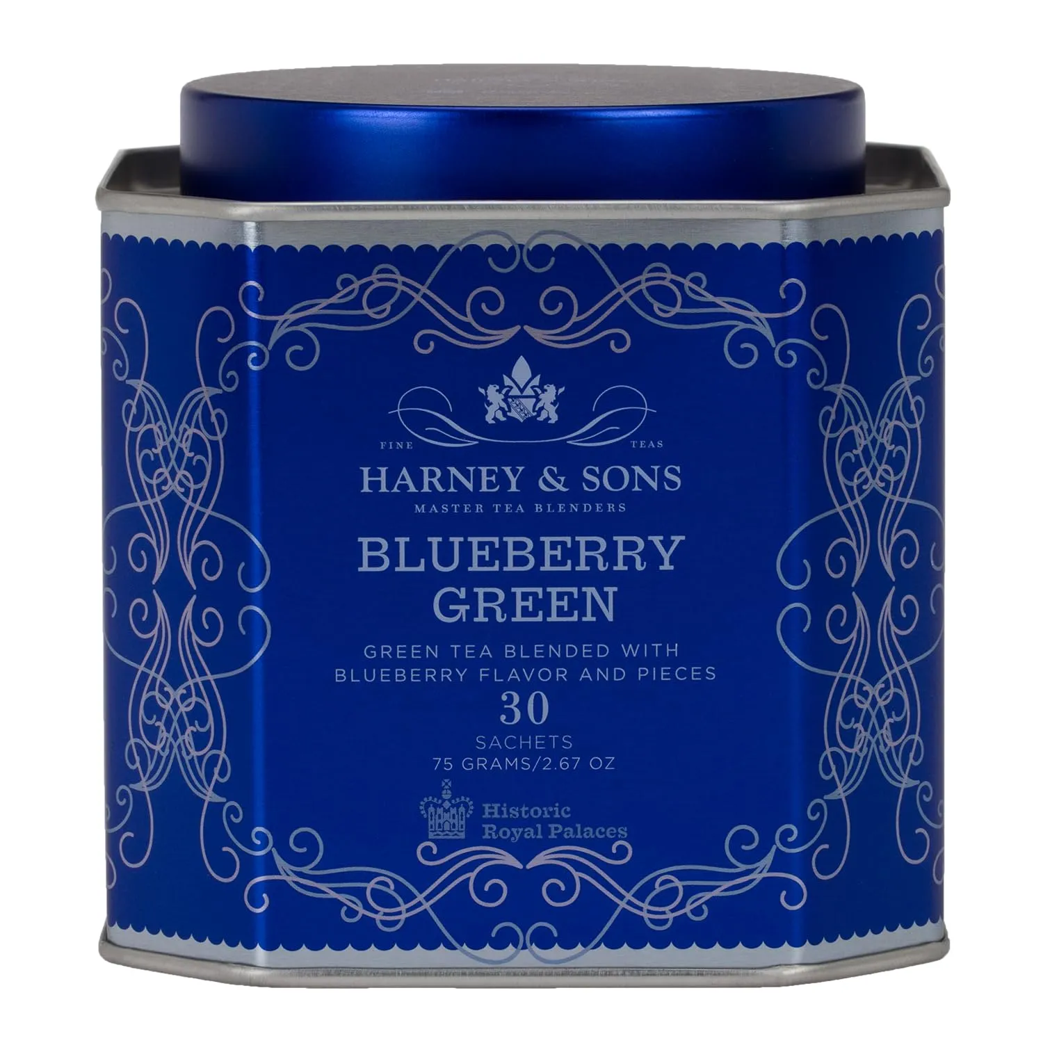 Harney & Sons Blueberry Green Tea | 30 sachets, Historic Royal Palaces Collection