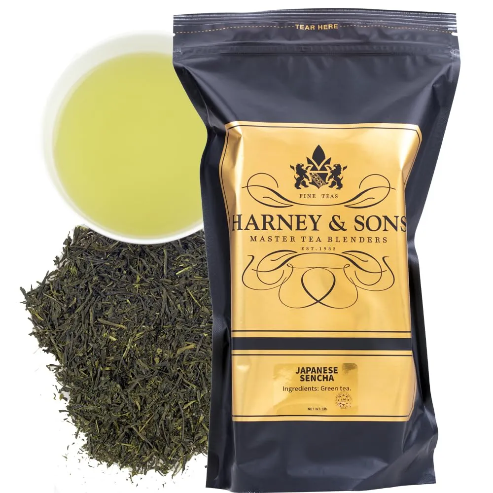Harney & Sons Japanese Sencha Green Tea | 16 oz bag loose leaf tea
