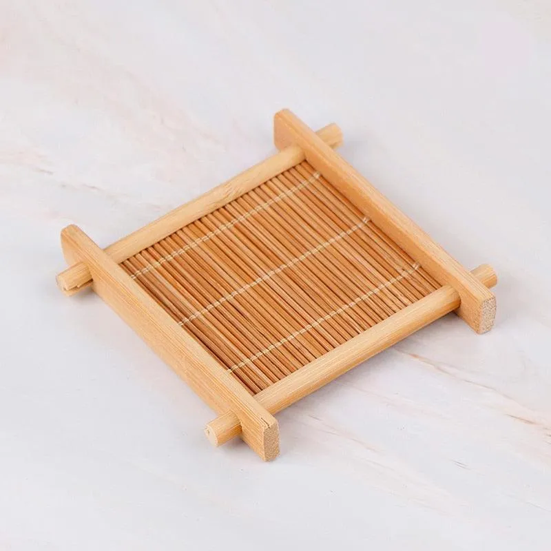 Heat Insulation Bamboo Tray For Dishes