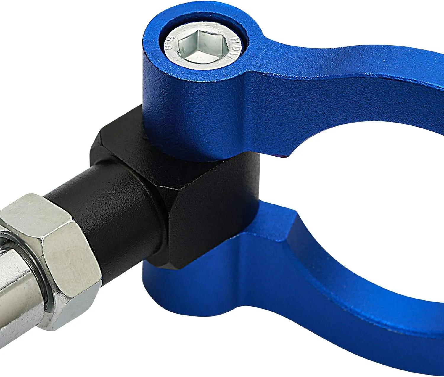 Heavy Duty Anodized Folding Tow Hooks Track Racing Towing Fits for Jeep Cherokee, Compass, Chrysler Pacifica, Voyager (Blue)