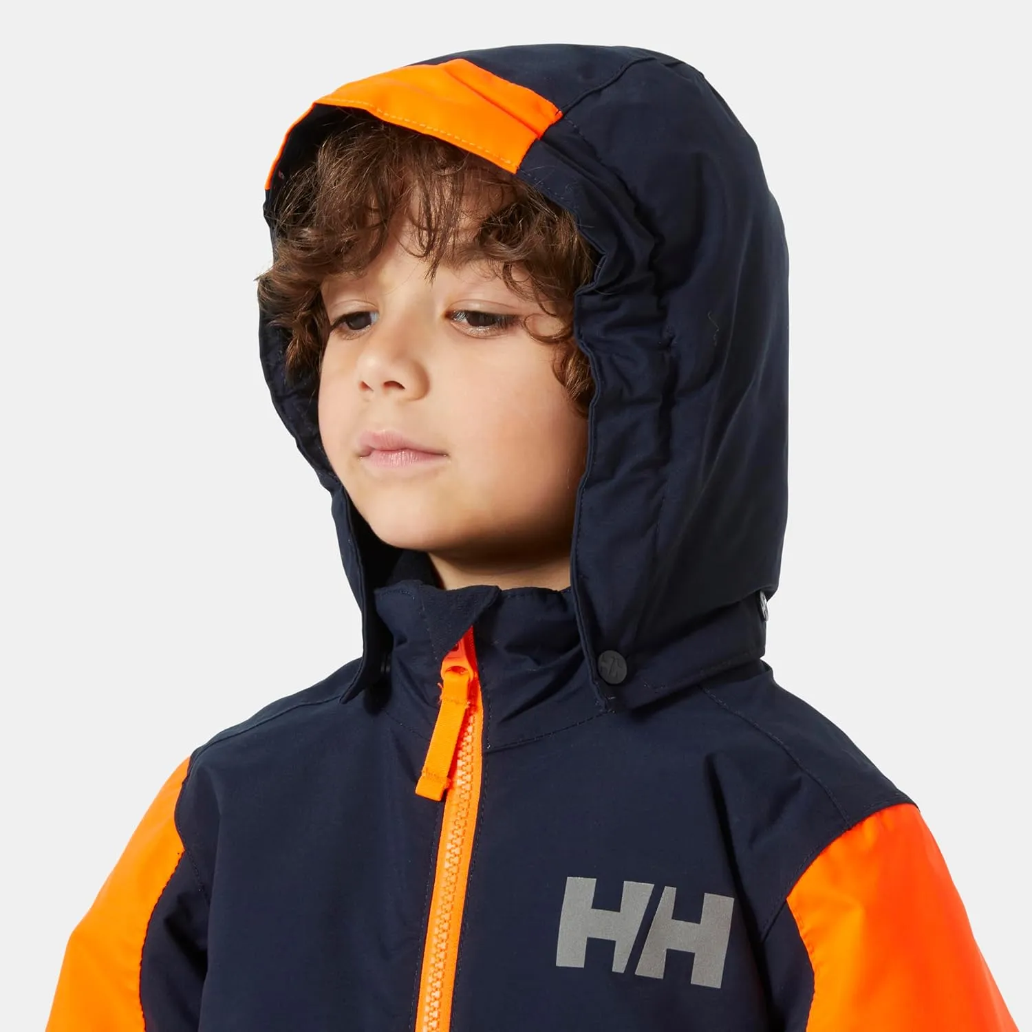 Helly-Hansen Rider 2.0 Insulated Ski Jacket for Kids - Waterproof, Breathable, Neon, Reflective, Recycled Materials