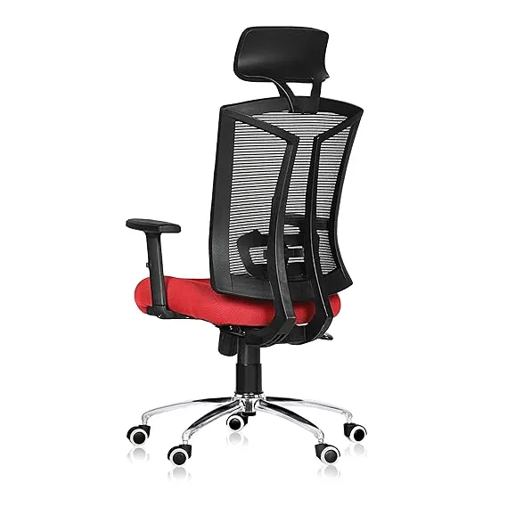 High Back Director Chair with Chrome Base
