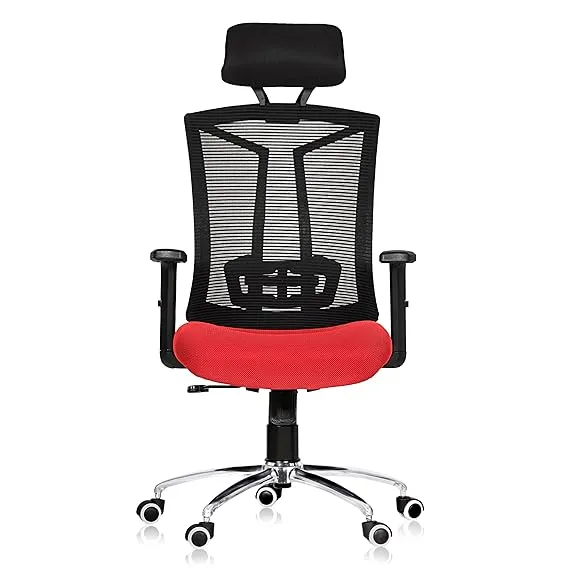 High Back Director Chair with Chrome Base