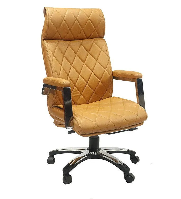 High Back Director Office Chair with Chrome Base