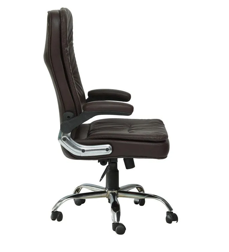High Back Office Chair Leatherette with armrest