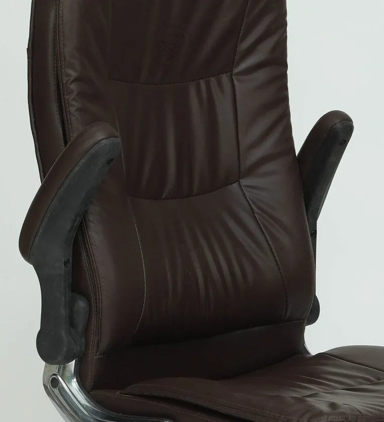 High Back Office Chair Leatherette with armrest