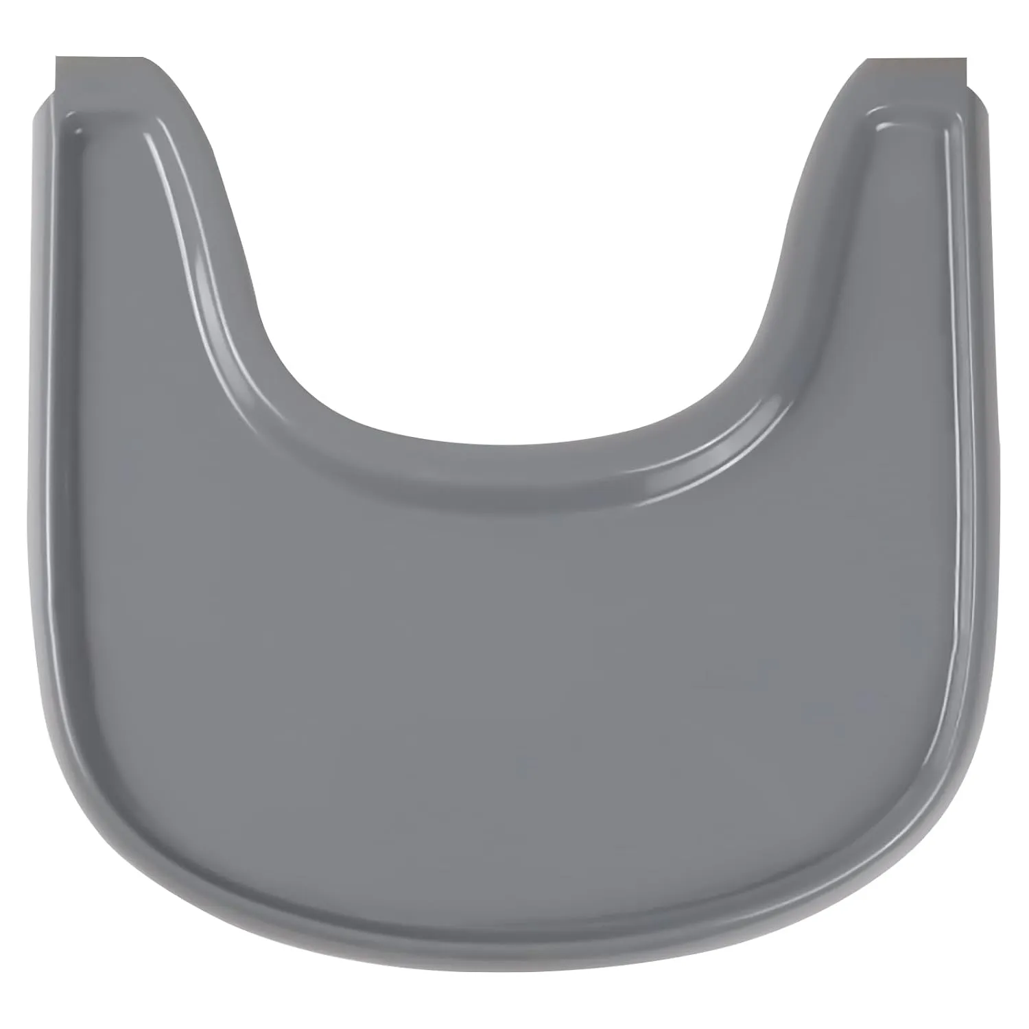 High Chair Tray Compatible with Stokke Tripp Trapp Chair with Smooth Surface and Strong Suction - Made from Food Safe Plastic (BPA BPS BPF Lead and Phthalate Free) (Gray)