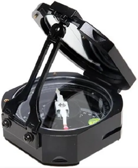 High Precision Geological Compass D-8QL Professional Compass, North Pointing Needle, Outdoor Mining Compass