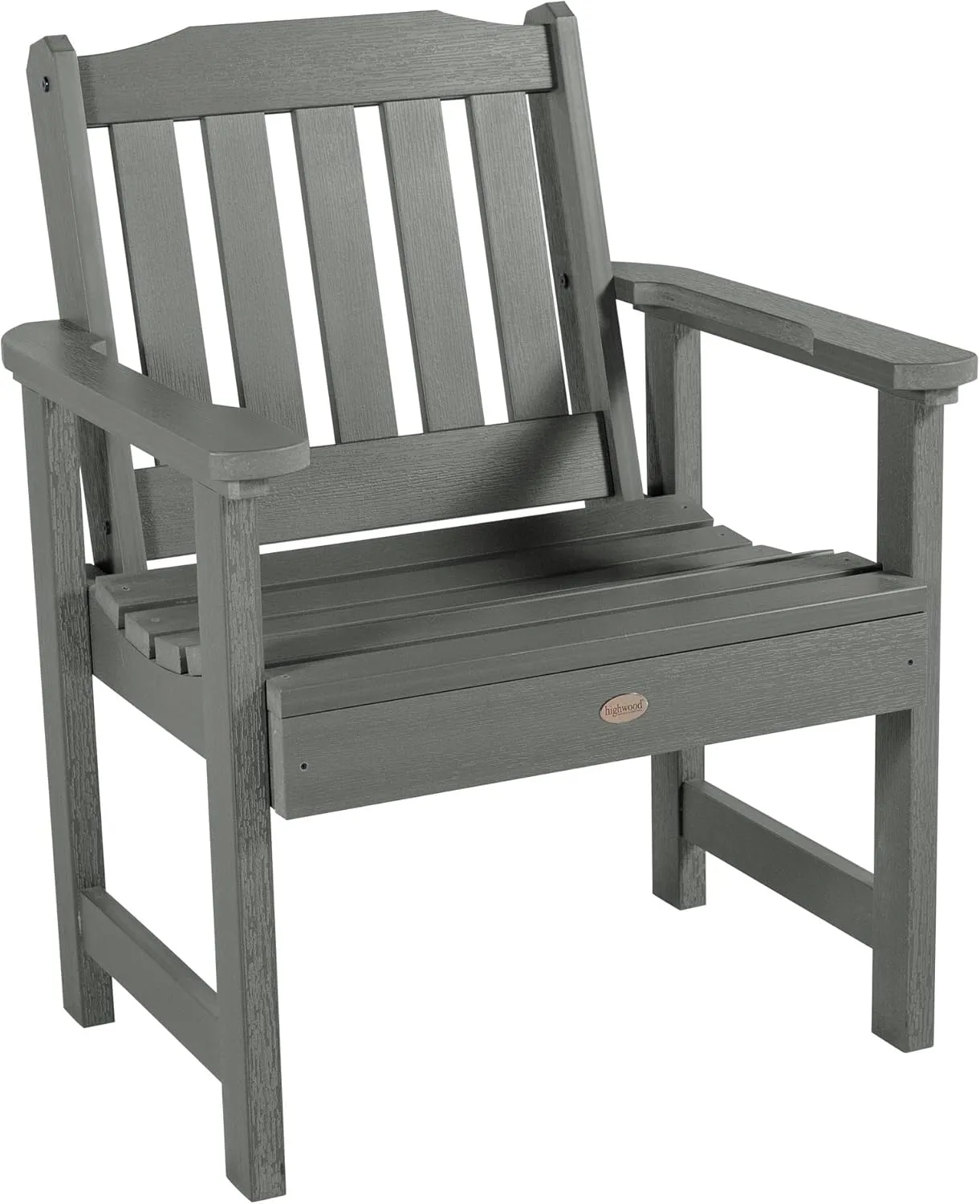 Highwood AD-CHGL1-CGE Lehigh Garden Chair, Coastal Teak