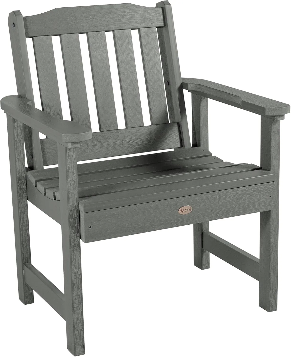 Highwood AD-CHGL1-CGE Lehigh Garden Chair, Coastal Teak