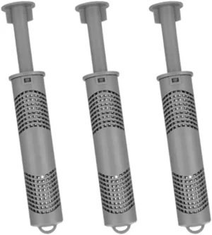 Hot Tub Silver Ion Cartridge, Spa Ag  Mineral Ion Cartridge Sticks for Hot Tub, Provide Clean and Clear Water for 12 Consecutive Months, Suitable for Most Hot Tubs (Grey-3Packs)