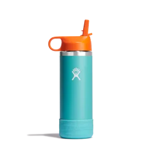 Hydroflask 18oz Kids Wide Mouth Straw Cap and Boot
