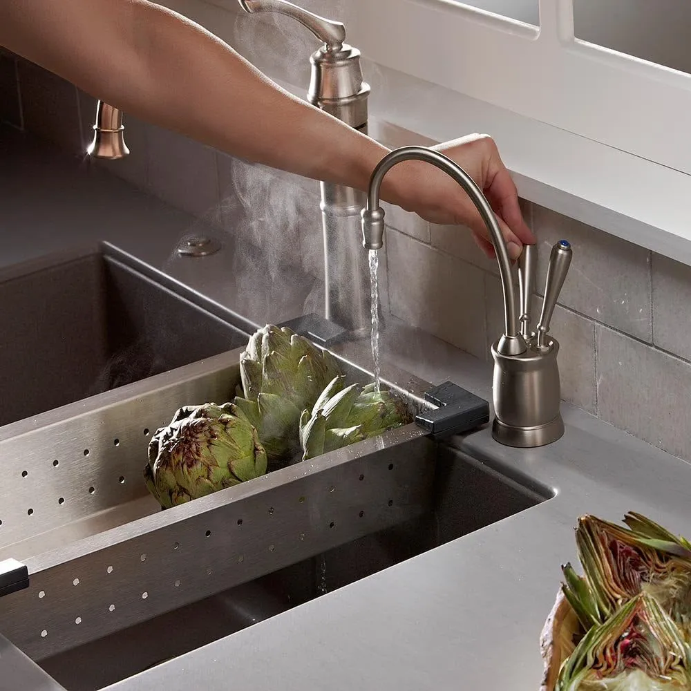 Insinkerator F-HC2215SN Tuscan Instant Water Dispenser, 8.50 x 5.25 x 5.25 inches, Satin Nickel