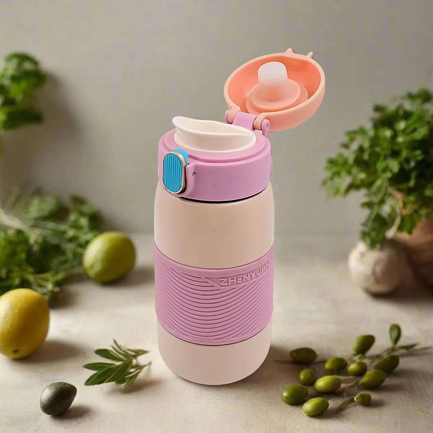 Insulated Stainless Steel Bottle With Grip (420ml)