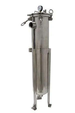 INTBUYING #2 Bag Filter Housing 304 Stainless Steel Bag Filter Housing 2inch NPT 50T/H Bag Water Filter Purification Equitment